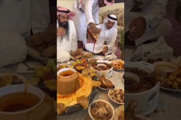 Saudi Arabia's Royal Camel Meat Tradition #shortsfeed #saudiaarbia #food