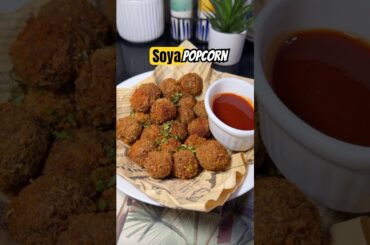 Crispy & Crunchy Soya Popcorn | High-Protein Snack🔥 #cooking  #healthyrecipes #food #shorts #odia