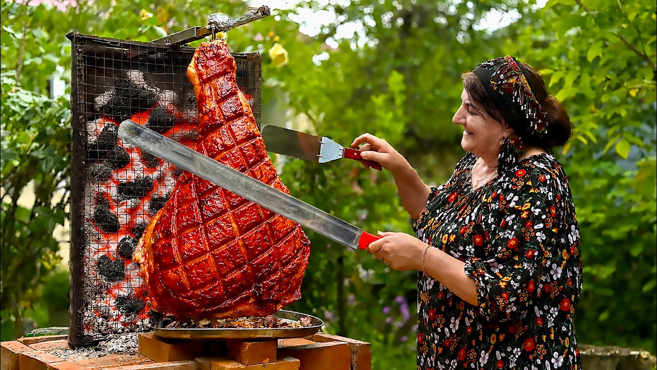 Grandma Cooked a Whole Beef Leg Shawarma – They Said It Was Impossible! Grandma Cooked a Whole Beef Leg Shawarma - They Said It Was Impossible!