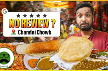 I Only Eat at Restaurants with No Review at Chandni Chowk Delhi | Veggie Paaji
