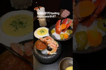 $170 pp Carte Blanche tasting menu #torontofood #frenchcuisine #michelinrecommended #finedining