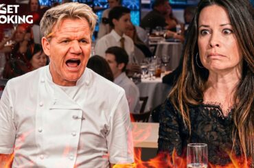 Look Inside the Most Stressful Celebrity Dinner Service in Reality TV History | Hell's Kitchen USA