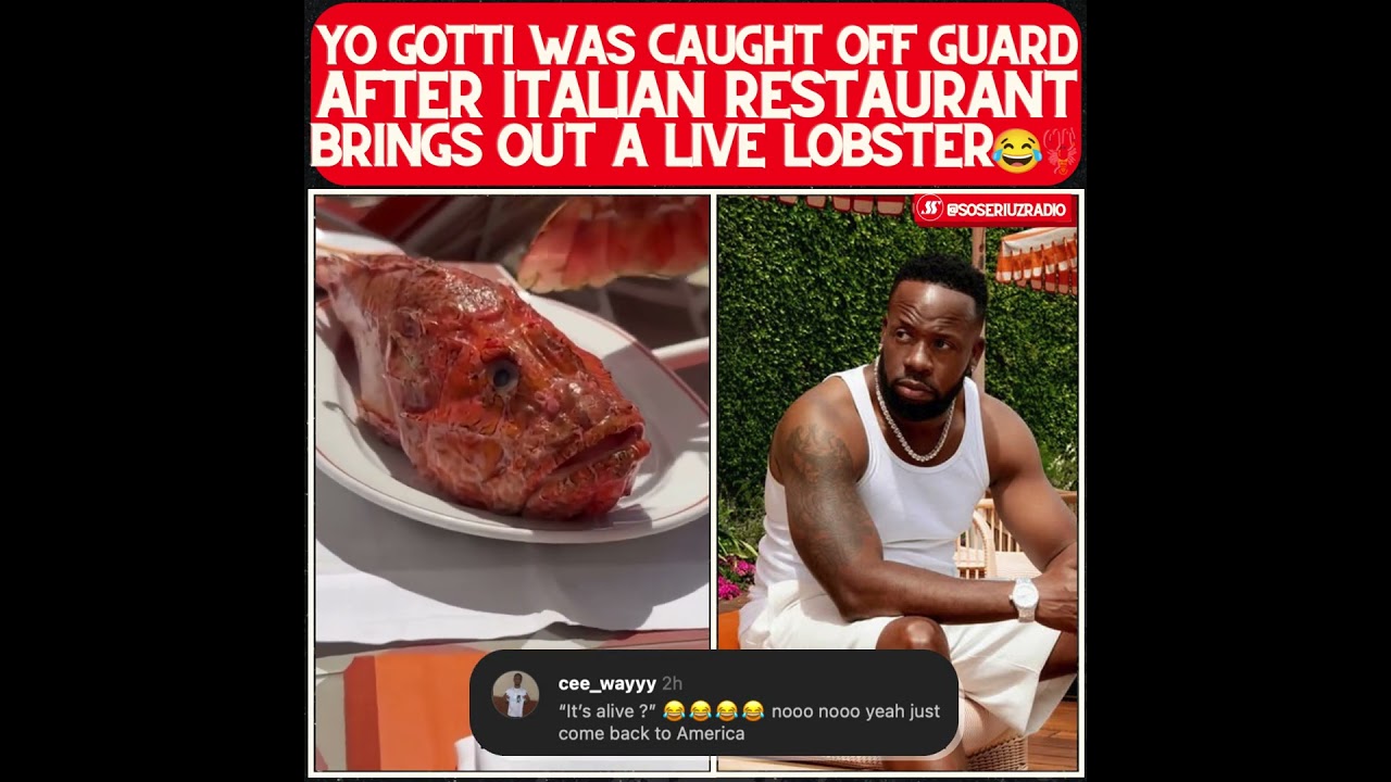 YO GOTTI WASN’T PREPARED FOR WHAT AN ITALIAN RESTAURANT PUT ON HIS TABLE! YO GOTTI WASN'T PREPARED FOR WHAT AN ITALIAN RESTAURANT PUT ON HIS TABLE!
