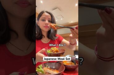 What I Ate at a Japanese Restaurant as an Indian Living in Japan🇯🇵 #shortsvideo #japanese #food