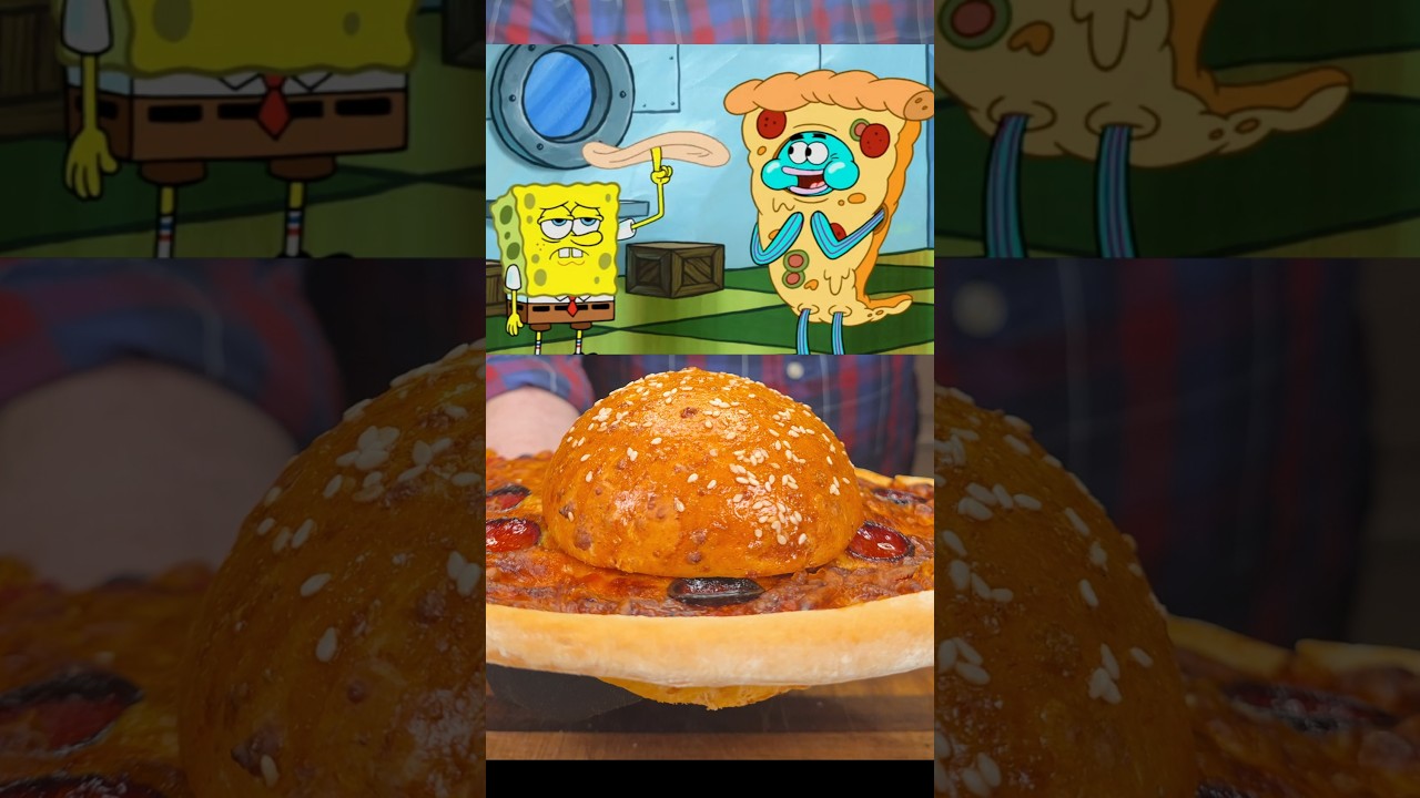Fired From Frying But Still Flippin’ Pizza Patties!๐๐ #shorts #pizza #patty #spongebob Fired From Frying But Still Flippin' Pizza Patties!๐๐ #shorts #pizza #patty #spongebob
