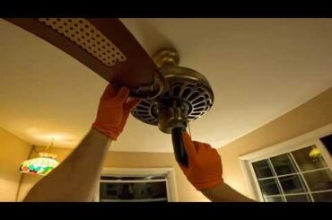 Changing the Ceiling Fan in the Dining Room 6/6/2026
