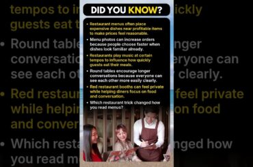 Restaurant Tricks That Secretly Control Orders