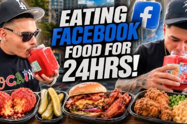 EATING FACEBOOK MARKETPLACE FOOD FOR 24HRS!