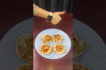 🧀 No Oven Mini Bread Pizza | Quick & Tasty #trending #recipe #asmr #food #shorts #shortvideo #viral