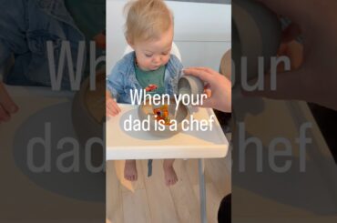 When your dad is a fine dining chef 😆
