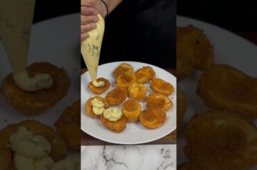 Crispy Fried Deviled Eggs Recipe ASMR #cooking #viralreels #tinglefeast #eggs