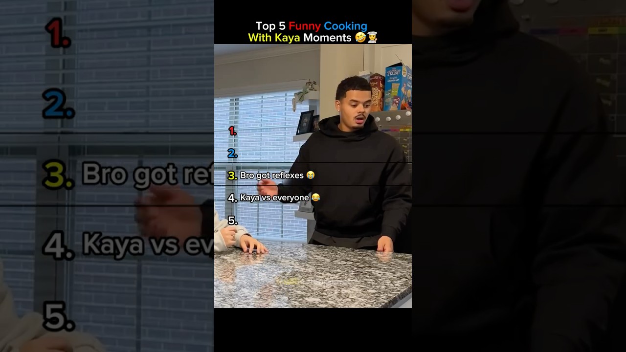 Top 5 Funny Cooking With Kaya Moments Pt.2 (The Panic Was Real!) 🤣👨🍳 Top 5 Funny Cooking With Kaya Moments Pt.2 (The Panic Was Real!) 🤣👨🍳