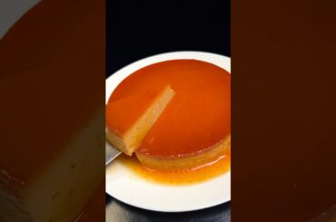 The Creamiest FLAN ASMR Cooking🍮 #shorts #pudding #dessert #food #viralfood
