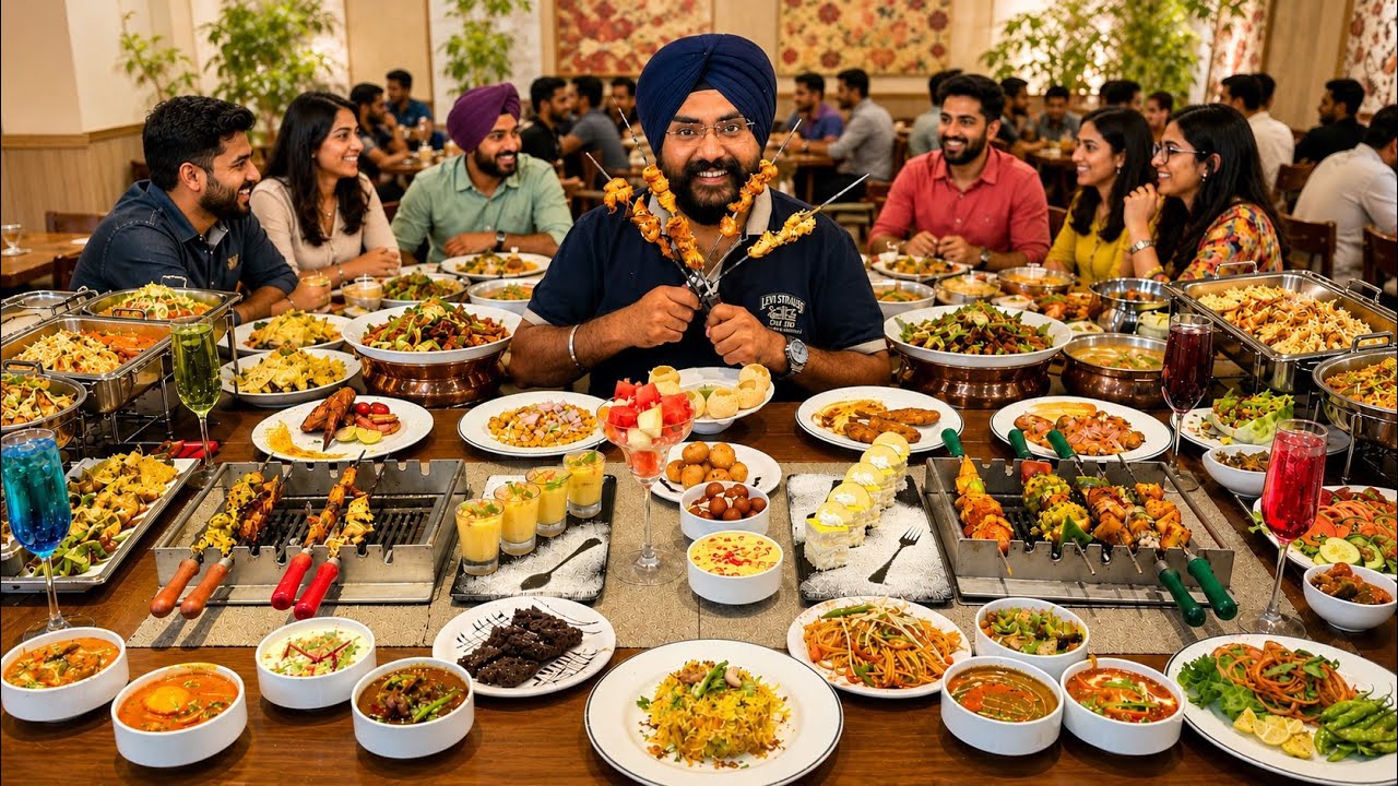 Best Luxurious Food Buffet At BARBEQUE NATION | Unlimited Food | Unlimited Indian Street Food Best Luxurious Food Buffet At BARBEQUE NATION | Unlimited Food | Unlimited Indian Street Food