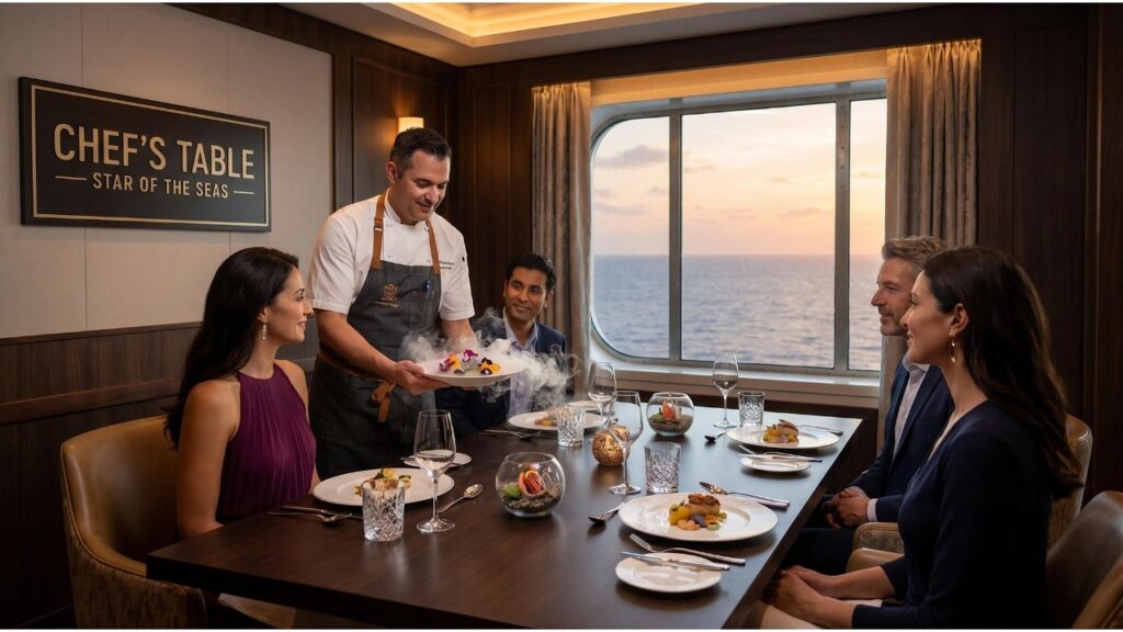Star Of the Seas We Tried the Chef Table and Balloon Drop