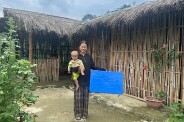Finally, Lytieuca was able to buy her first set of dining furniture for her new life and harvest ..