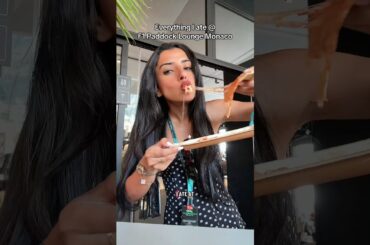 EVERYTHING I ATE AT THE F1 PADDOCK LOUNGE #food #eating #shorts #f1