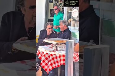 Sylvester Stallone & Al Pacino reunion at local Restaurant 😍❤️ #sylvesterstallone #alpacino