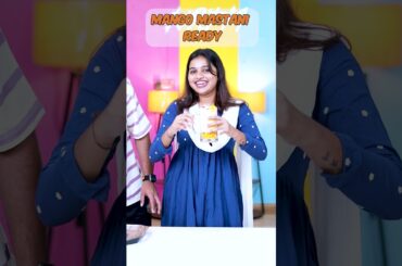 Let's make Mango mastani🤩 #shorts #shortsfeed #shortsvideo #cooking #nrfmvoice #trending #food