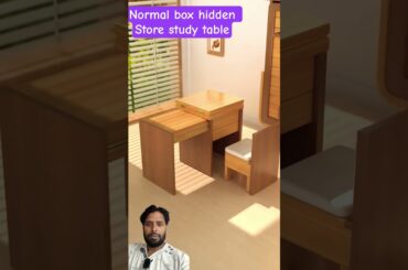 3D Small Box ➡️ Big L-Shape Dining Table 🤯 Space Saving Furniture Idea! #shorts