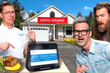 Breaking Into Rhett & Link's House (And Turning It Into a Restaurant)