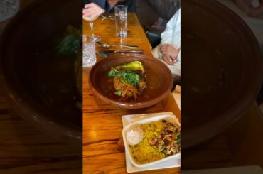 CHAMBAR Fine Dining - Tajine d’Aziz à l’Agneau Braised lamb shank #shorts #youtubeshorts