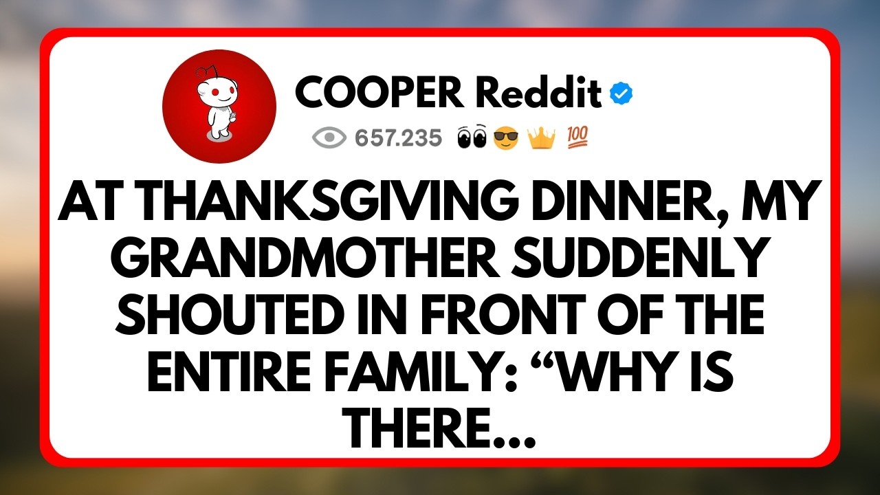At Thanksgiving Dinner, my Grandmother Suddenly Shouted in Front of the Entire Family: “Why is… At Thanksgiving Dinner, my Grandmother Suddenly Shouted in Front of the Entire Family: “Why is...