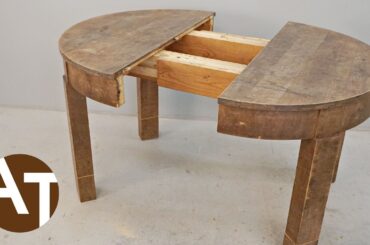 This dining table restoration is harder than you think