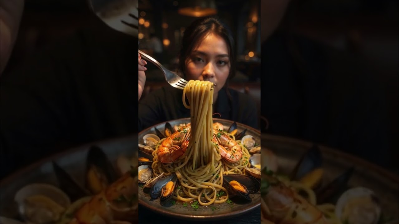 Seafood Pasta ASMR Mukbang 🍝 Fine Dining Frutti di Mare Sounds #asmr #food #mukbang #shorts #food Seafood Pasta ASMR Mukbang 🍝 Fine Dining Frutti di Mare Sounds #asmr #food #mukbang #shorts #food