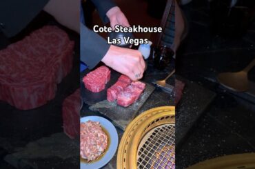 One of my new favorite meals in Vegas 📍 Cote Steakhouse #foodreview #mukbang