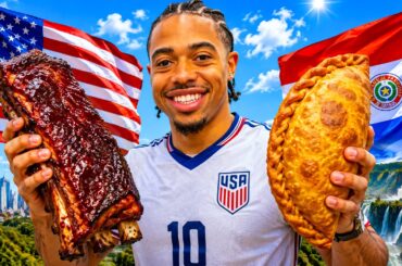 Trying VIRAL World Cup Food: USA VS Paraguay
