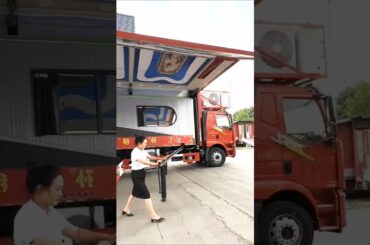 Multi-purpose smart truck container folding dining unit#Party Activities#Dining room#Truck container