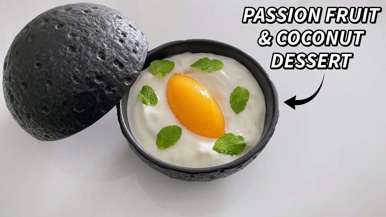 Michelin Star Passion Fruit & Coconut Dessert – Fine Dining Pastry Recipes Michelin Star Passion Fruit & Coconut Dessert - Fine Dining Pastry Recipes
