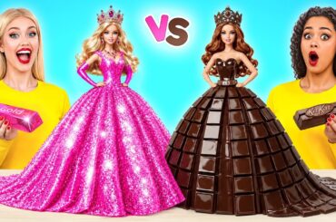 Real Food vs Chocolate Food Challenge | Delicious Kitchen Hacks by Multi DO Challenge