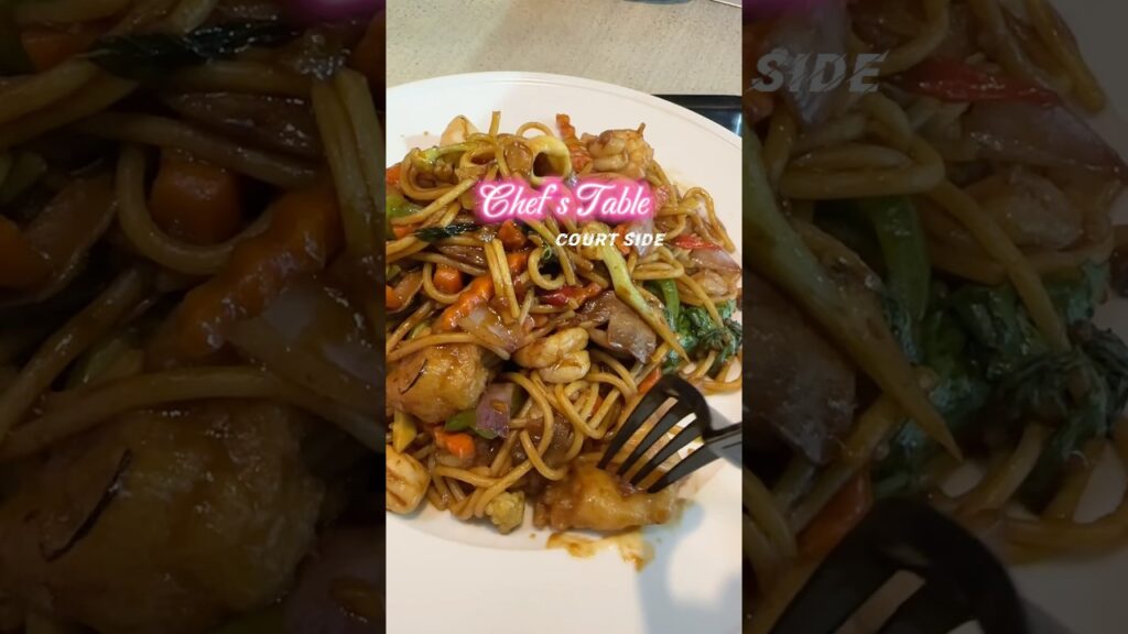 Chef’s Table ✨🦋.   📍court side      #100ft #viralvideo #food #eating #outing