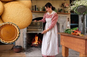 A Spring Day's Cooking in 1817 |200 Year Old Tea Time| Historical ASMR Cooking