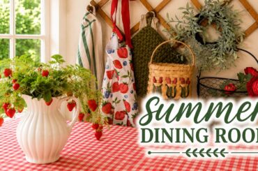 🍓Creating a Summer Dining Room with Thrifted Finds | Summer 2026 dining room ideas | Robin Lane Lowe