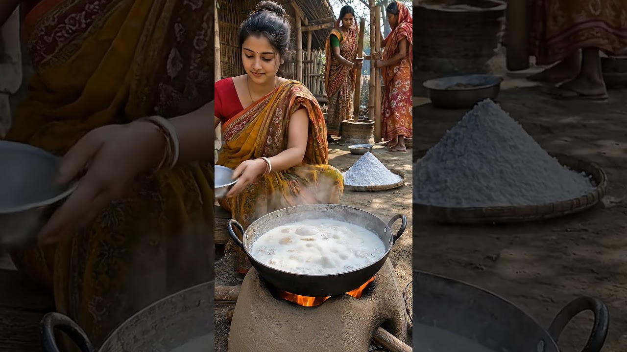 Traditional Dudh Chitoi Pitha Recipe | Bengali Village Cooking | #shorts #cooking #recipe Traditional Dudh Chitoi Pitha Recipe | Bengali Village Cooking | #shorts #cooking #recipe