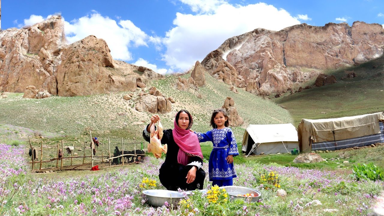 Shepherd Survival in the Highest Mountain of Afghanistan | Nomadic Family Cooking Village Style Food Shepherd Survival in the Highest Mountain of Afghanistan | Nomadic Family Cooking Village Style Food