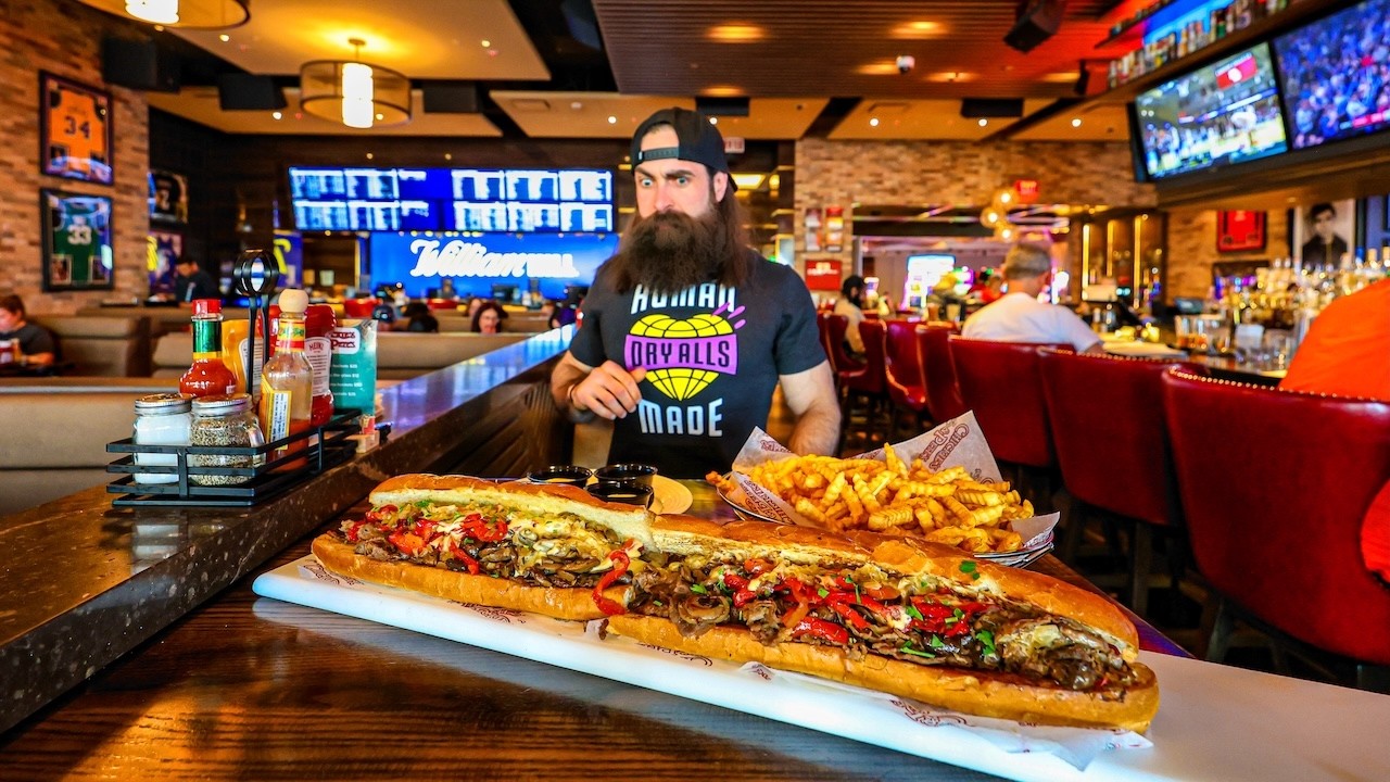 WIN $200 IF YOU CAN BEAT THIS VEGAS CASINO’S CHEESESTEAK CHALLENGE! | BeardMeatsFood WIN $200 IF YOU CAN BEAT THIS VEGAS CASINO'S CHEESESTEAK CHALLENGE! | BeardMeatsFood