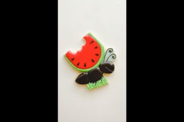 Ant and Watermelon Cookie