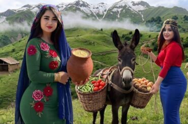 Life in the Forgotten Mountains of Iran | Making Nomadic Butter and Bread