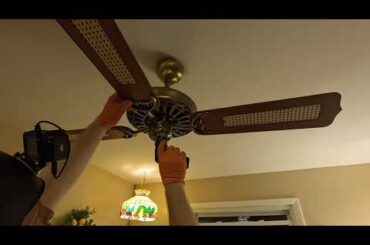 Changing the Ceiling Fan in the Dining Room 6/6/2026
