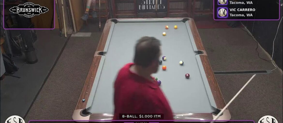 BILL "KENTUCKY" MEYERS vs JOHN CURTIS - EASY STREET BILLIARDS - TABLE 1 | EvoSports