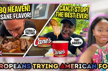 Europeans Here For The World Cup Trying American Food For The 1st Time!