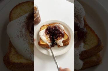 Make breakfast with me #asmr #food #cooking #coffee #breakfast #toast #satisfying #lifestyle