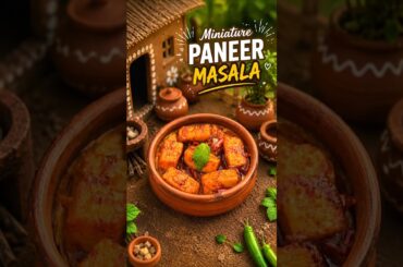 Miniature Paneer Masala 😜😜 #shorts #ytshorts #cooking