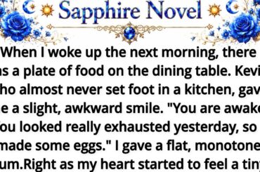 When I woke up the next morning, there was a plate of food on the dining table. Kevin, who almost n