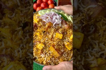 Paneer Biryani Recipe #biryani #streetfood #delhi #kolkata #recipe #viralvideo #cooking #food