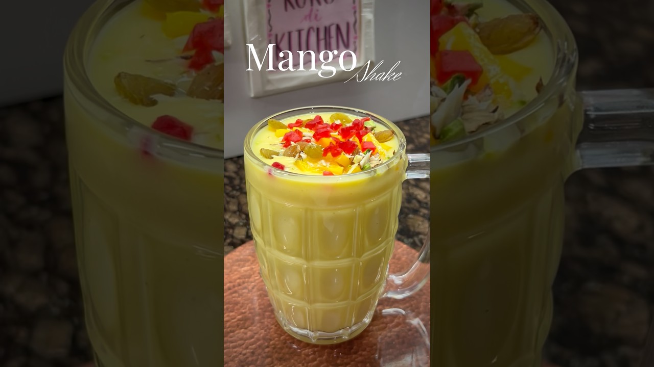 Mango shake recipe #mangorecipe #mangoshake #foodreels #food #cooking #recipe #easyrecipe #foodie Mango shake recipe #mangorecipe #mangoshake #foodreels #food #cooking #recipe #easyrecipe #foodie